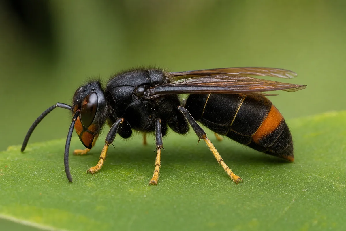 Avispa asiática (velutina) en Molins de Rei